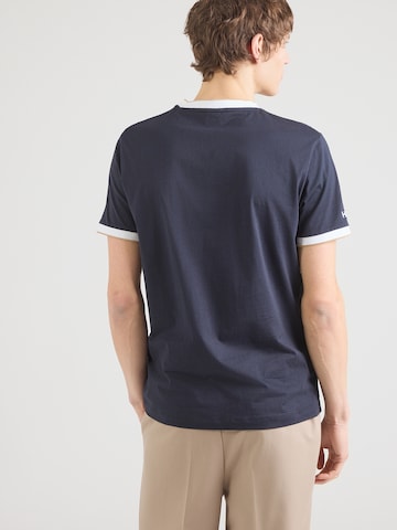 T-Shirt Hackett London en bleu : derrière