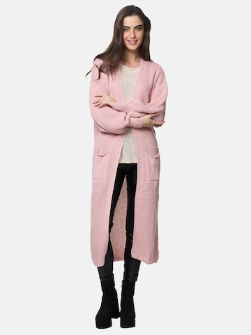 Elara Gebreide mantel in Roze