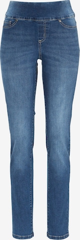 Coupe slim Jeggings Cellbes of Sweden en bleu : devant