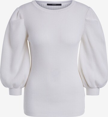 Pull-over SET en blanc : devant