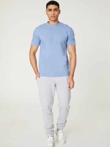 DAN FOX APPAREL T-Shirt 'Christos' in Blau