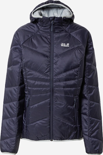 JACK WOLFSKIN Outdoorjas 'ARGON' in de kleur Grafiet / Wit, Productweergave