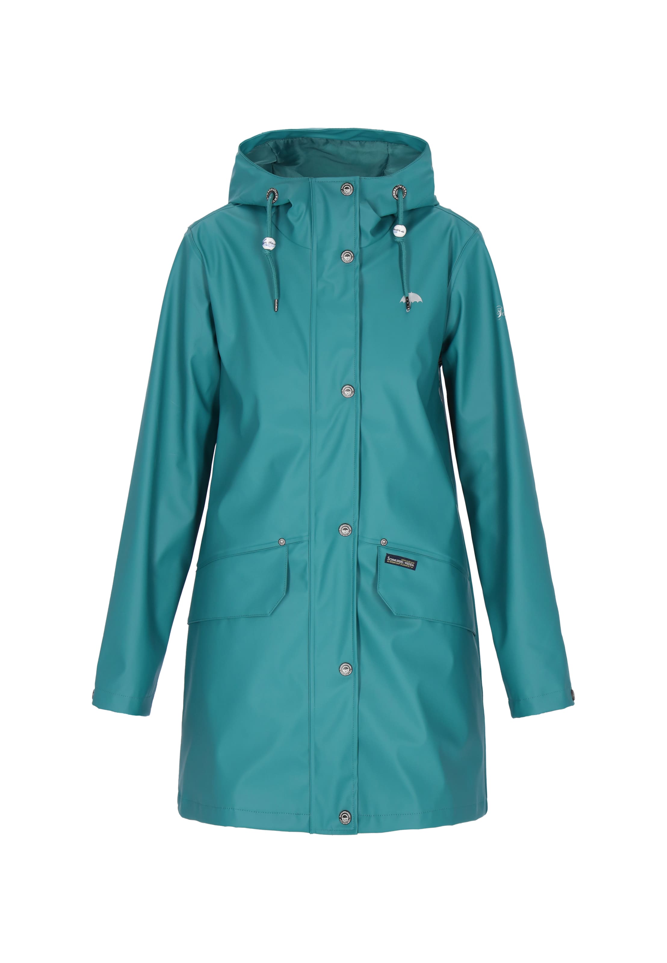 Schmuddelwedda - Abrigo funcional en verde: frente