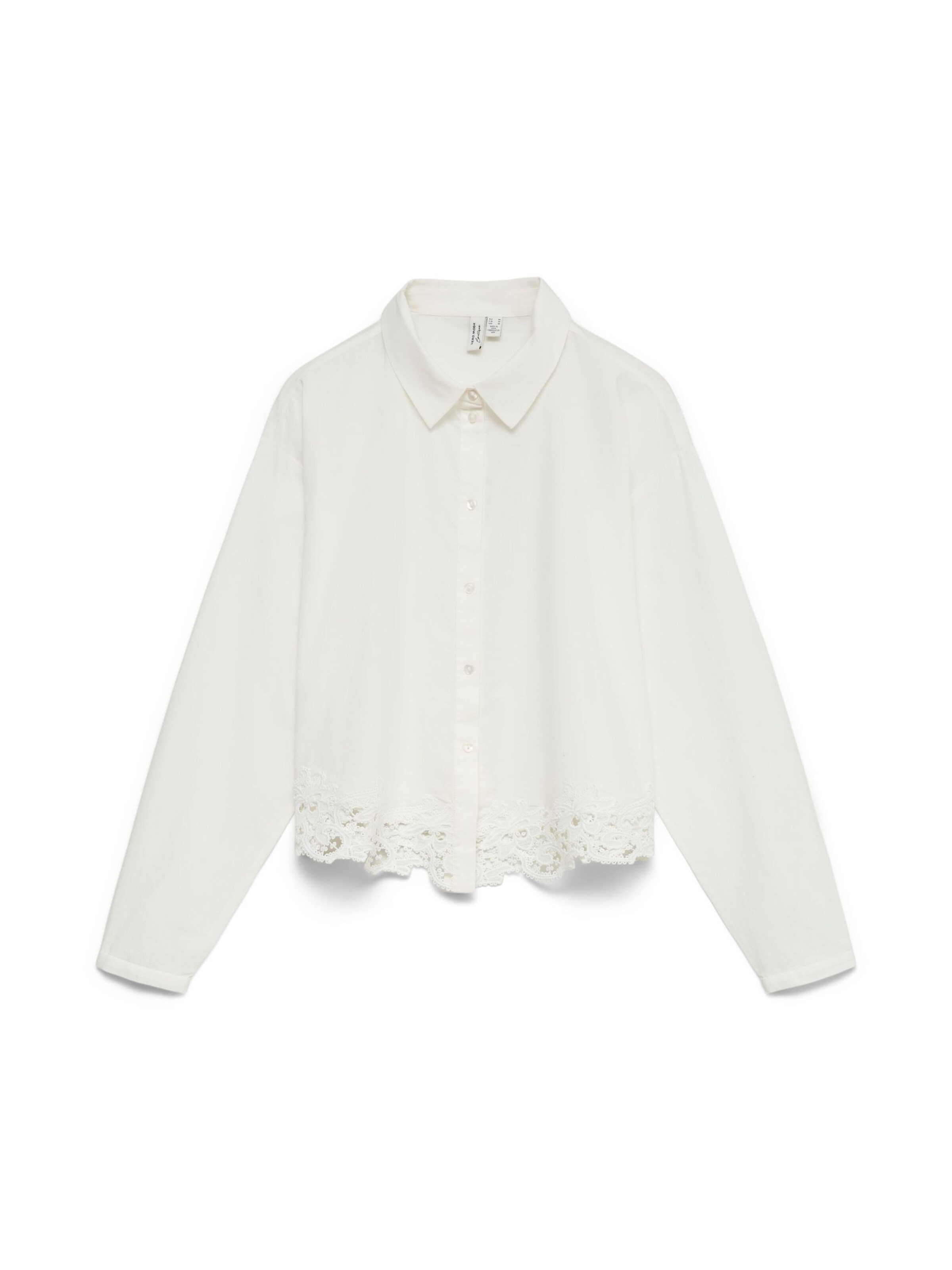 VERO MODA Blouse 'VMMora' in Wit: voorkant