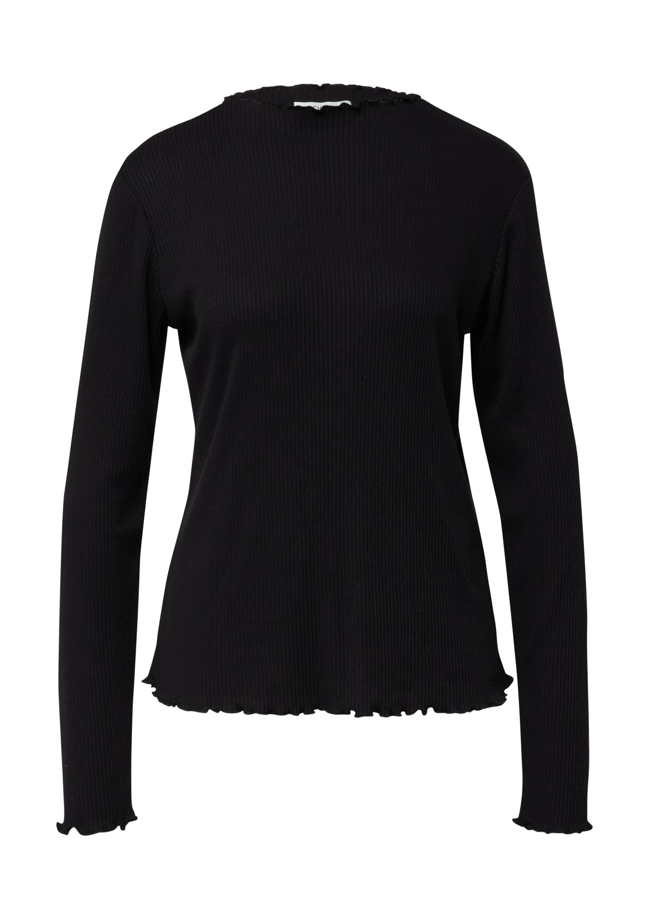 s.Oliver Μπλουζάκι σε μαύρο: μπροστά