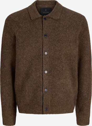 JACK & JONES Strickjacke in Braun: Vorderseite