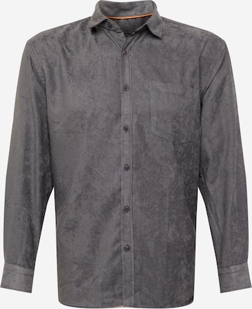 Trendyol Regular fit Button Up Shirt in Grey: front