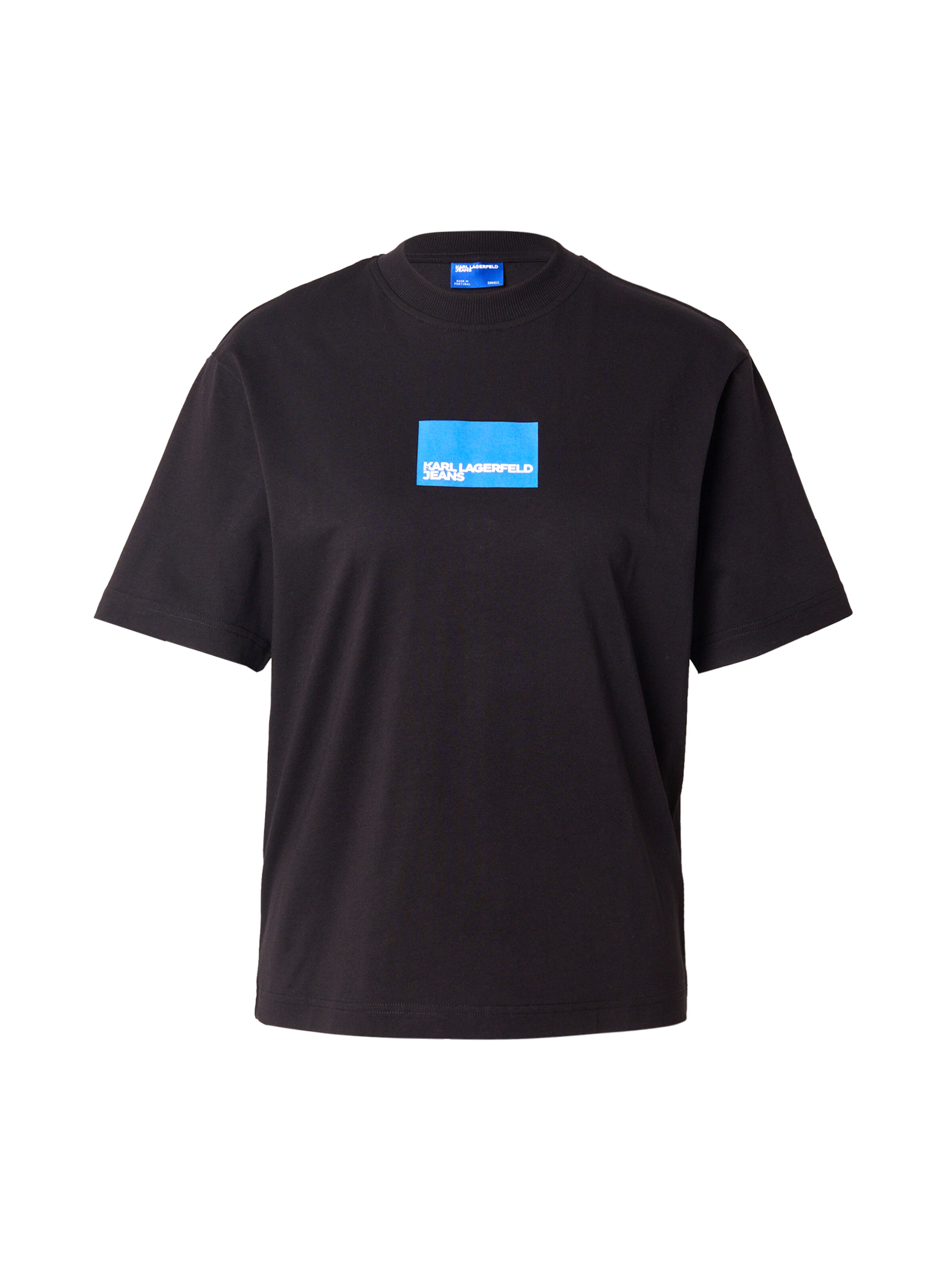 KARL LAGERFELD JEANS Tričko - Čierna: predná strana