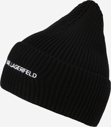 Karl Lagerfeld - Gorra en negro: frente