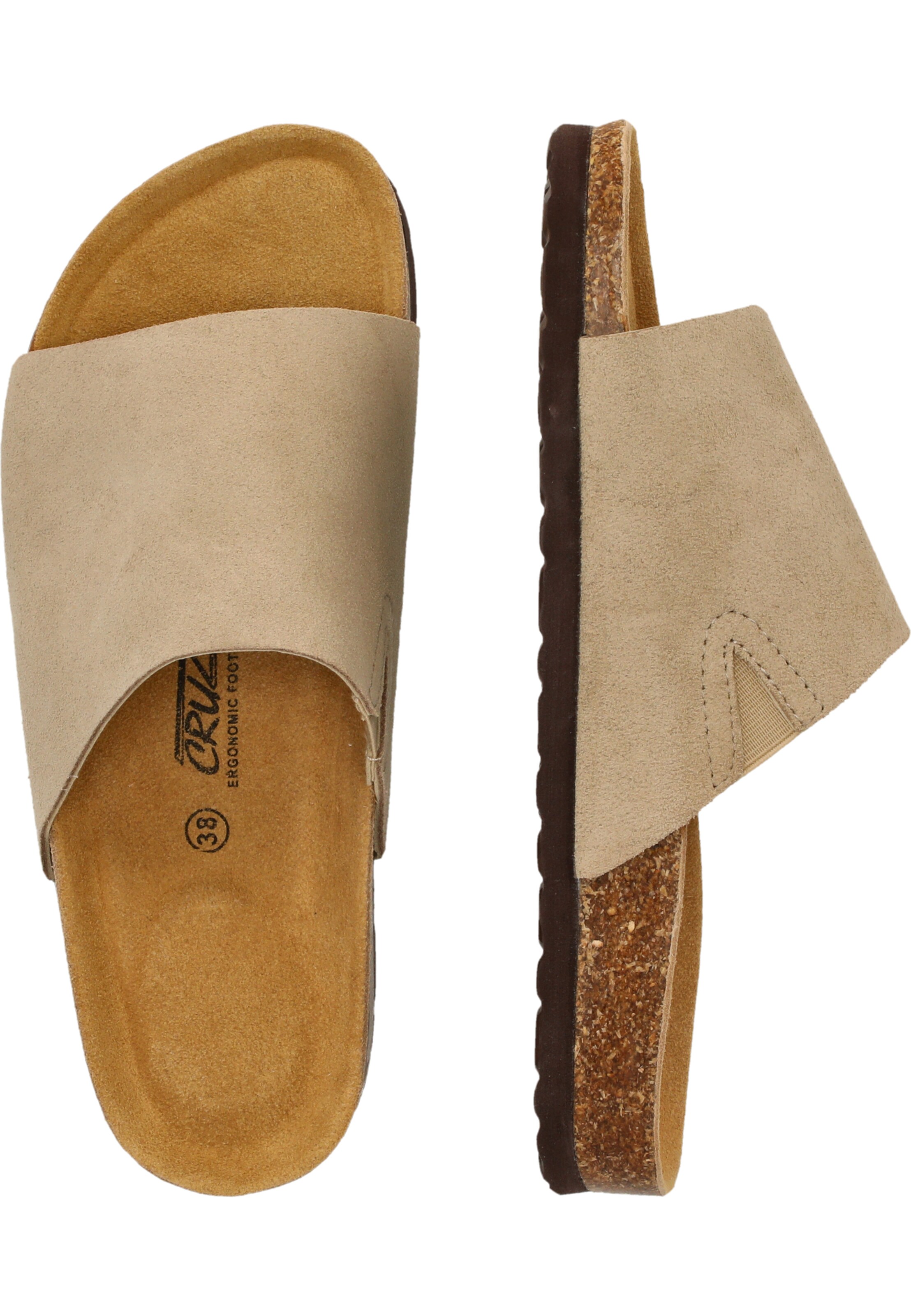 Cruz Mule 'Amarante' in Beige