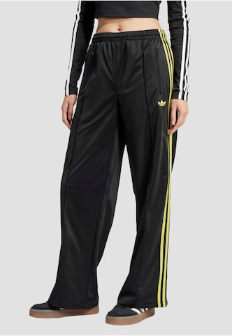 ADIDAS ORIGINALS Wide leg Trousers 'Adicolor Classic Firebird' in Black: front