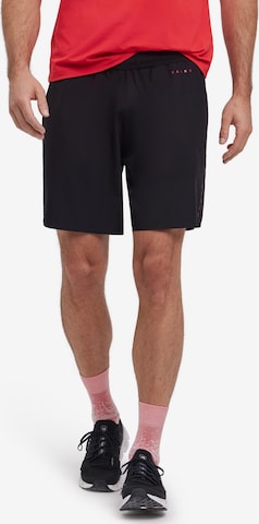 FALKE Loosefit Sporthose in Schwarz: Vorderseite