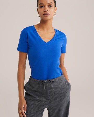 Maglietta di WE Fashion in blu: frontale