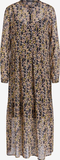 SET Kleid in dunkelgelb / lachs / schwarz, Produktansicht