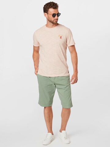 JACK & JONES Tričko 'JPRBLABEACH EMBROIDERY' – oranžová