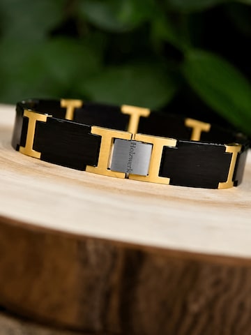 Holzwerk - Pulsera 'AUENSEE' en negro