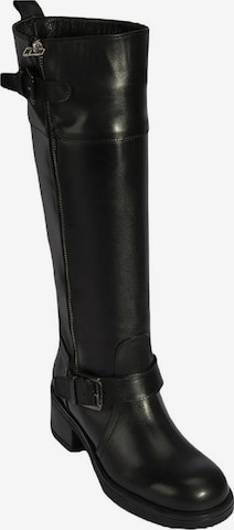 Desa Stiefel in Schwarz: Vorderseite