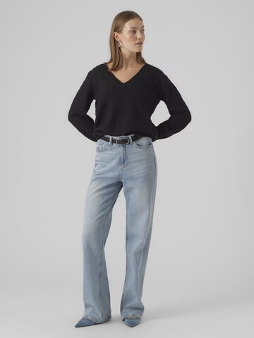 VERO MODA Trui 'STINNA' in Zwart