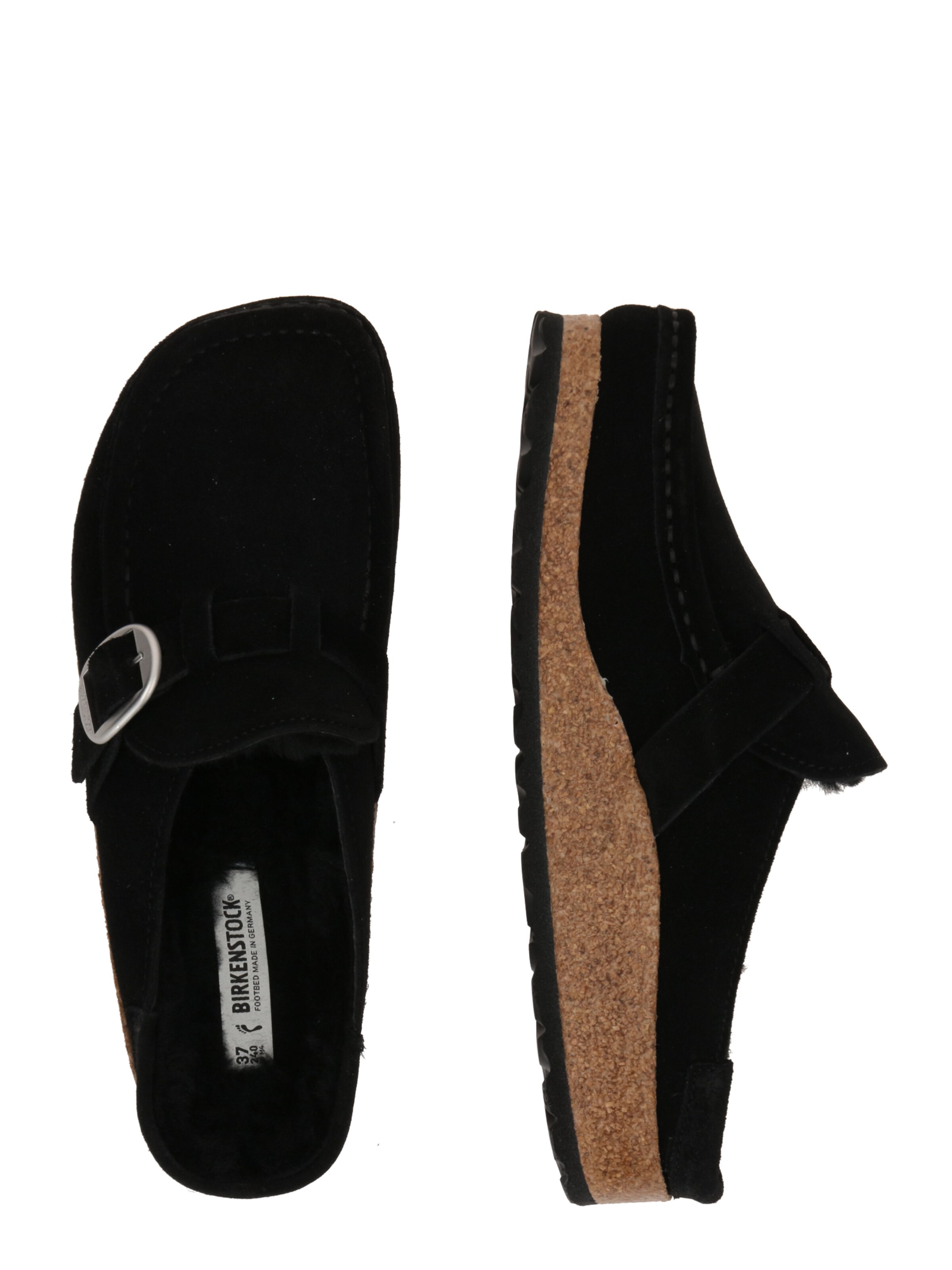 BIRKENSTOCK Házi cipő 'LEVE' - fekete