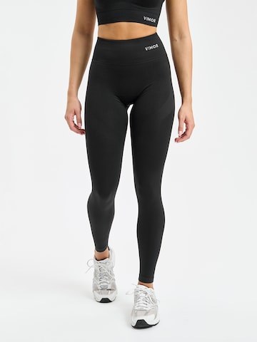 Vimor Skinny Leggings 'Joy Scrunch' in Black