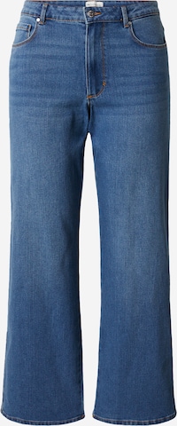 mėlyna ONLY Carmakoma Plačios klešnės Džinsai 'Carsnow': priekis