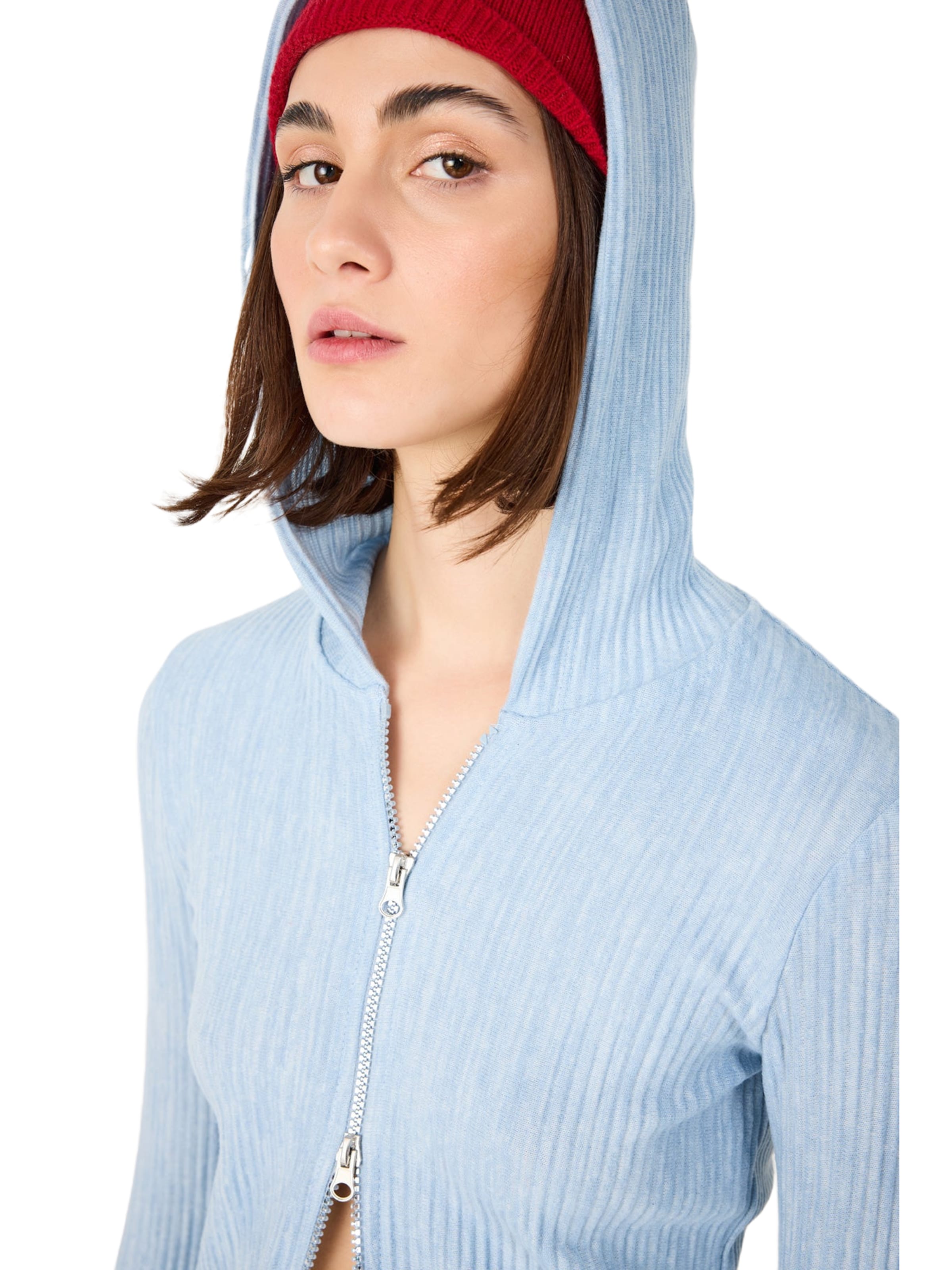 No Matter What Knit cardigan in Blue