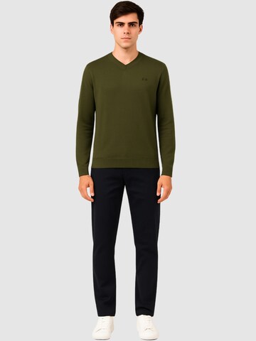 SUN68 Pullover 'K45102' i grøn