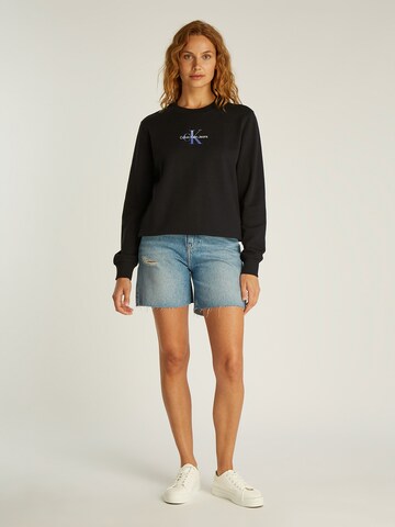 Sweat-shirt Calvin Klein Jeans en noir