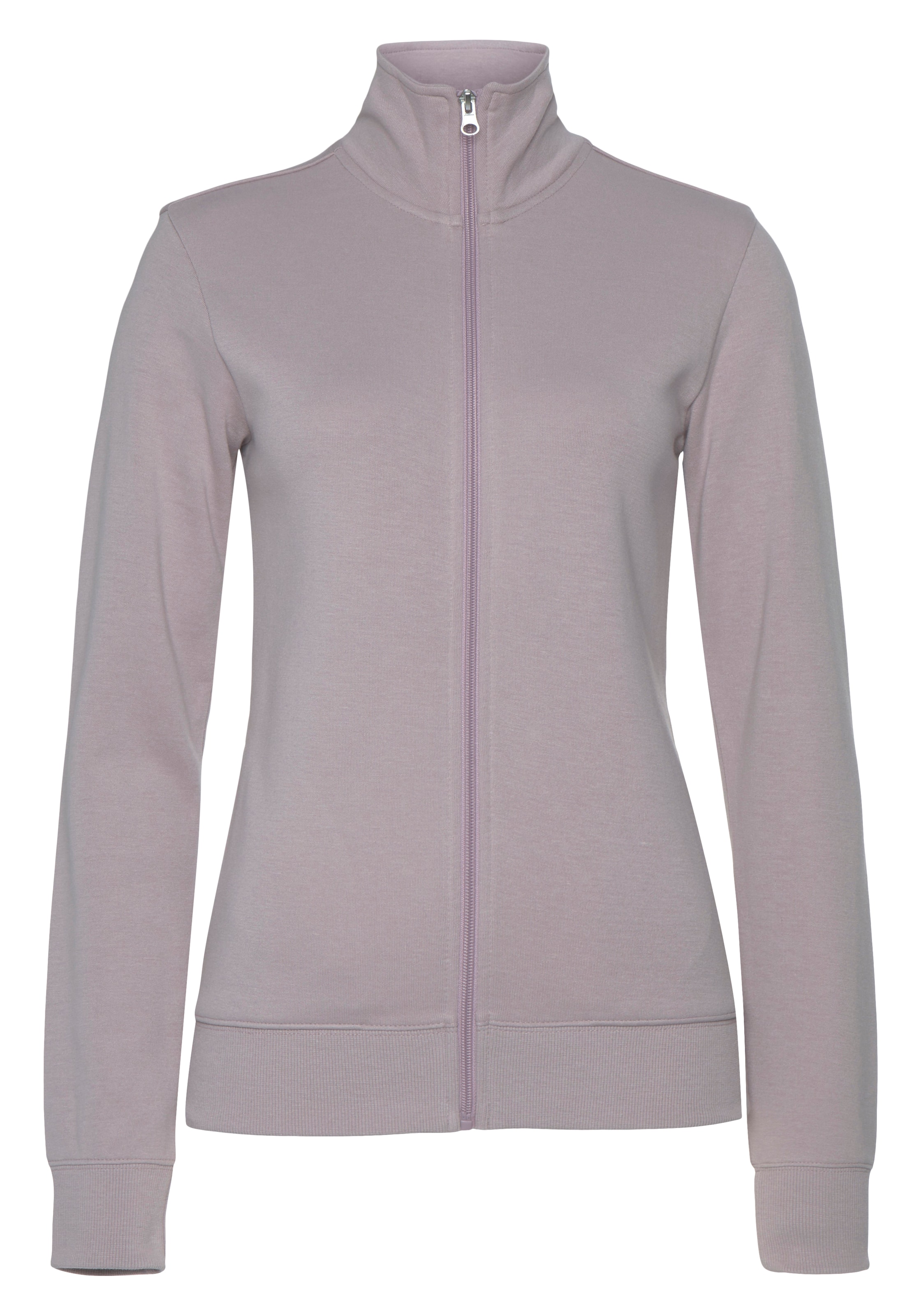 BENCH Sweat jacket in Purple: front