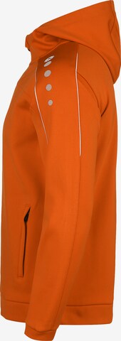 JAKO Athletic Zip-Up Hoodie in Orange