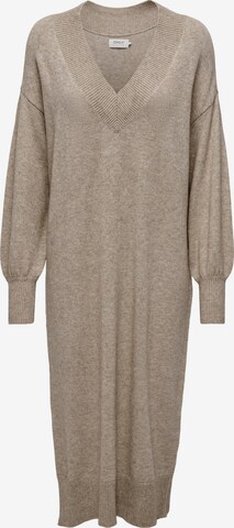 ONLY Knit dress 'FIA' in Grey: front
