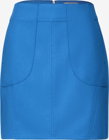 STREET ONE Rok in Blauw: voorkant