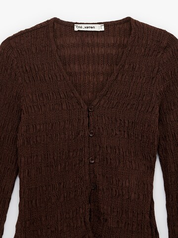 Koton Gebreid vest in Bruin