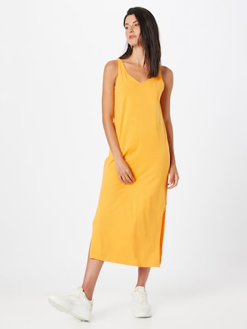 TOM TAILOR DENIM - Vestido de verano en naranja: frente