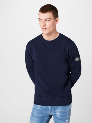 ECOALF Sweatshirt 'SAN DIEGALF' in Blue: front