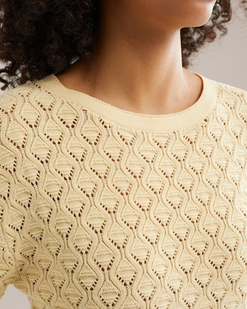 WE Fashion Pulover | rumena barva