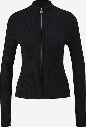 QS Cardigan en noir, Vue avec produit