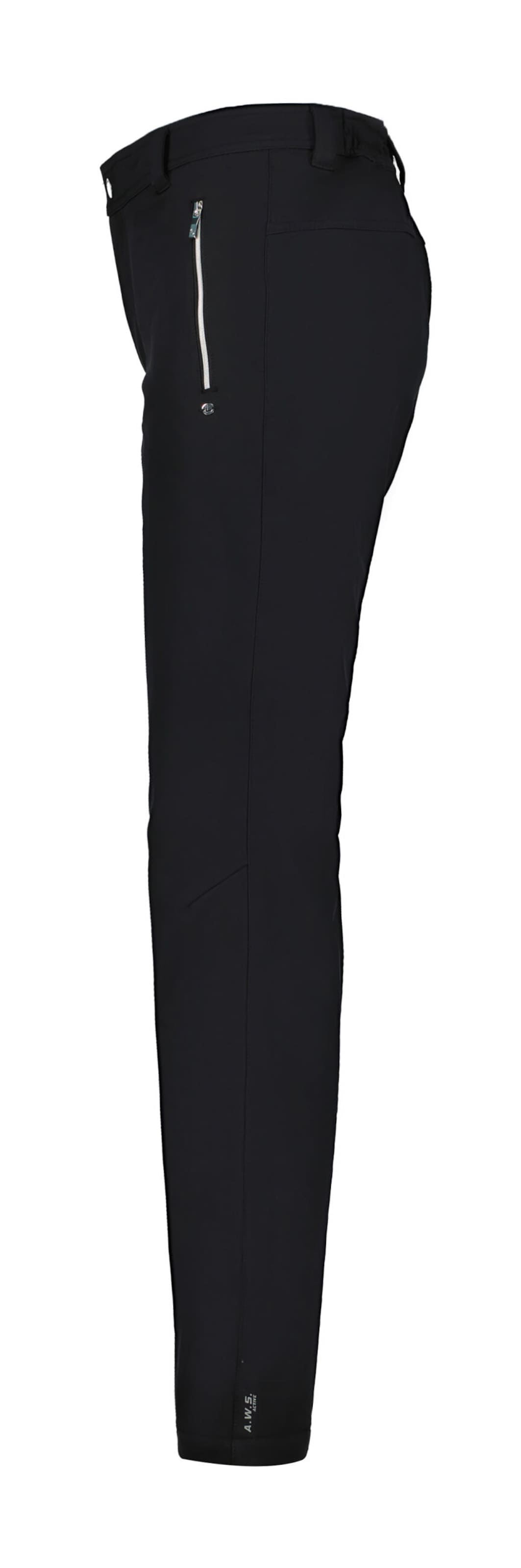 LUHTA Regular Outdoor trousers 'Eikniemi' in Black