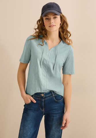 CECIL T-Shirt im Tunika-Look in Grün: Vorderseite