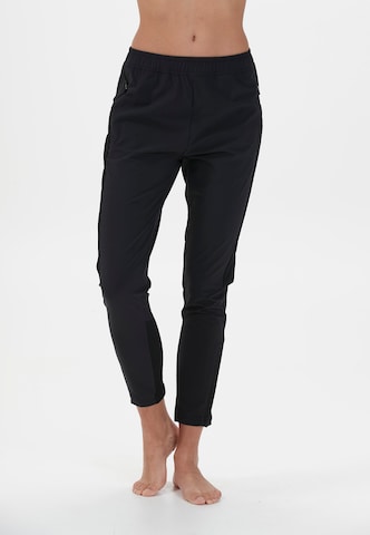 ENDURANCE Slimfit Spodnie sportowe 'Medear' w kolorze czarny: przód