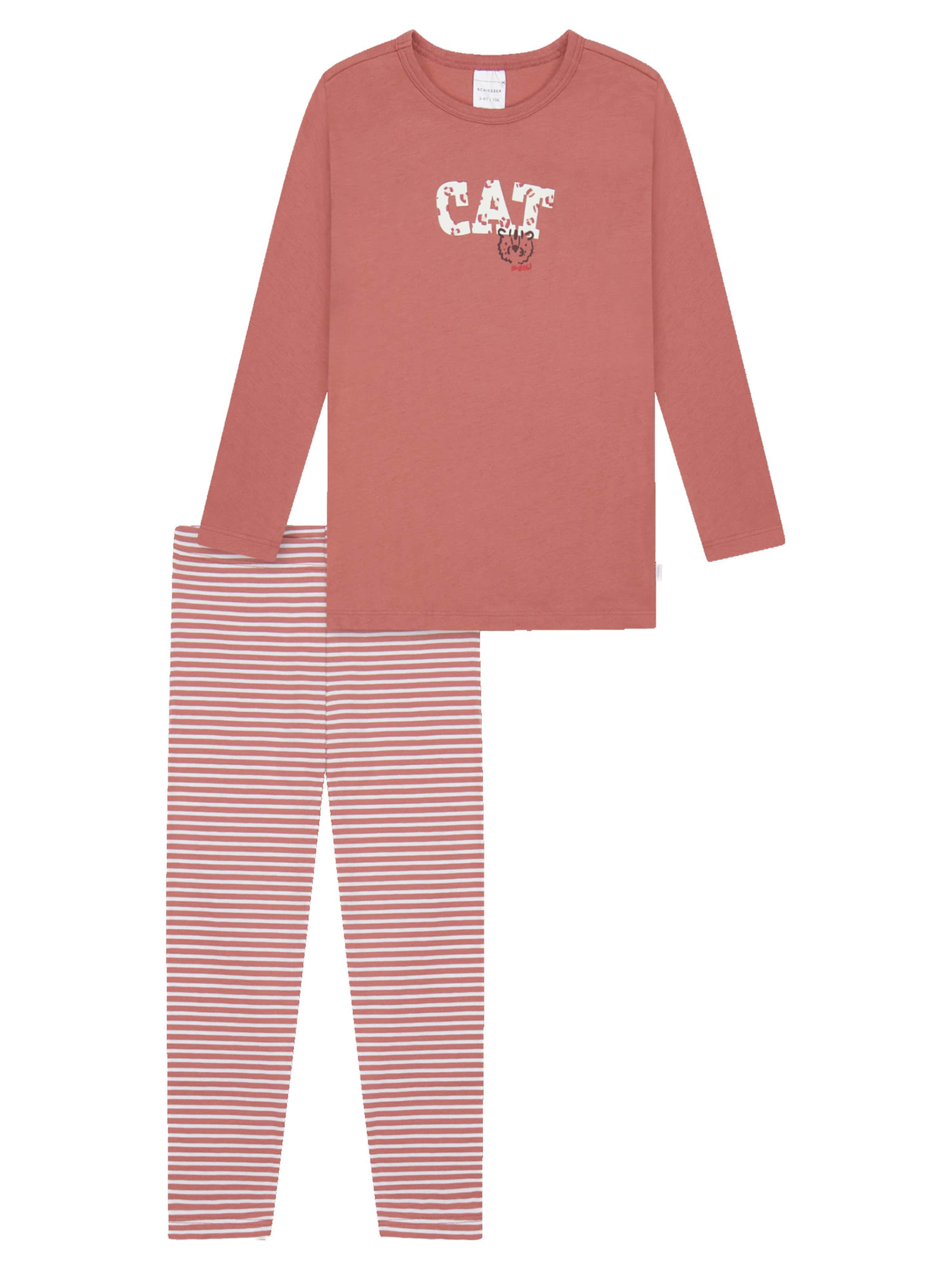 Pyjama ' Nightwear ' SCHIESSER en orange : devant