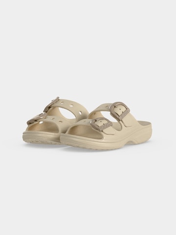 Crocs Klapki 'Saturday Enamel' w kolorze beżowy