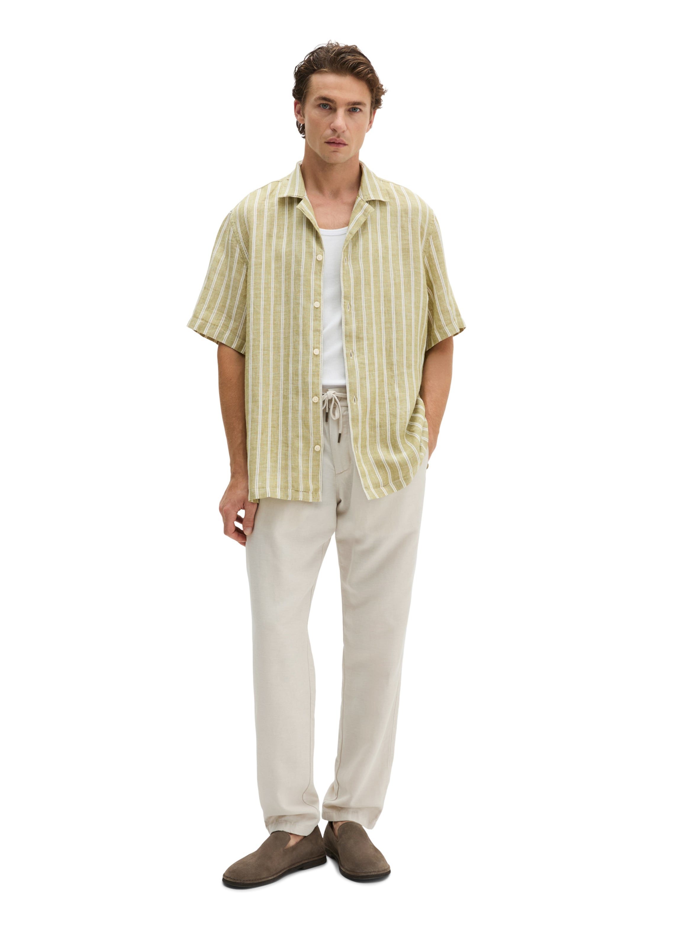 Marc O'Polo Regular fit Button Up Shirt in Grey