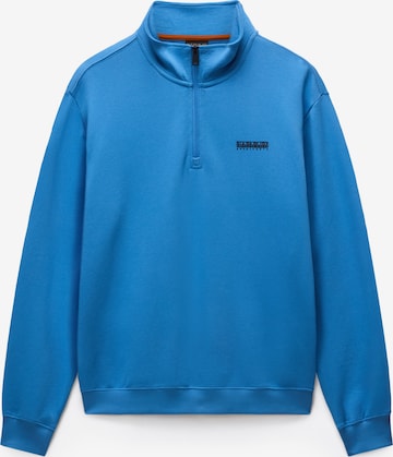 NAPAPIJRI Sweatshirt in Blue: front