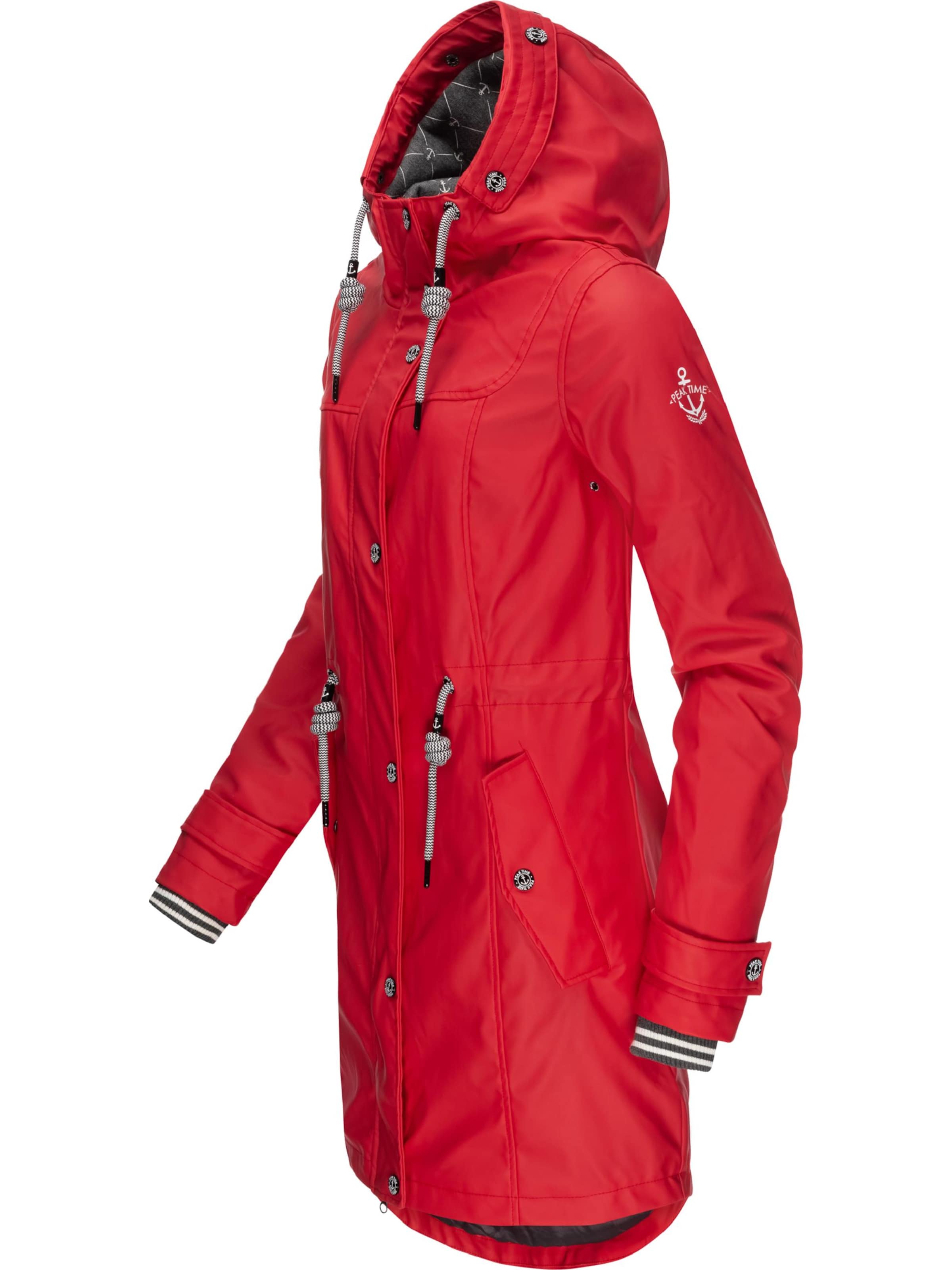 Giacca funzionale di Peak Time in rosso