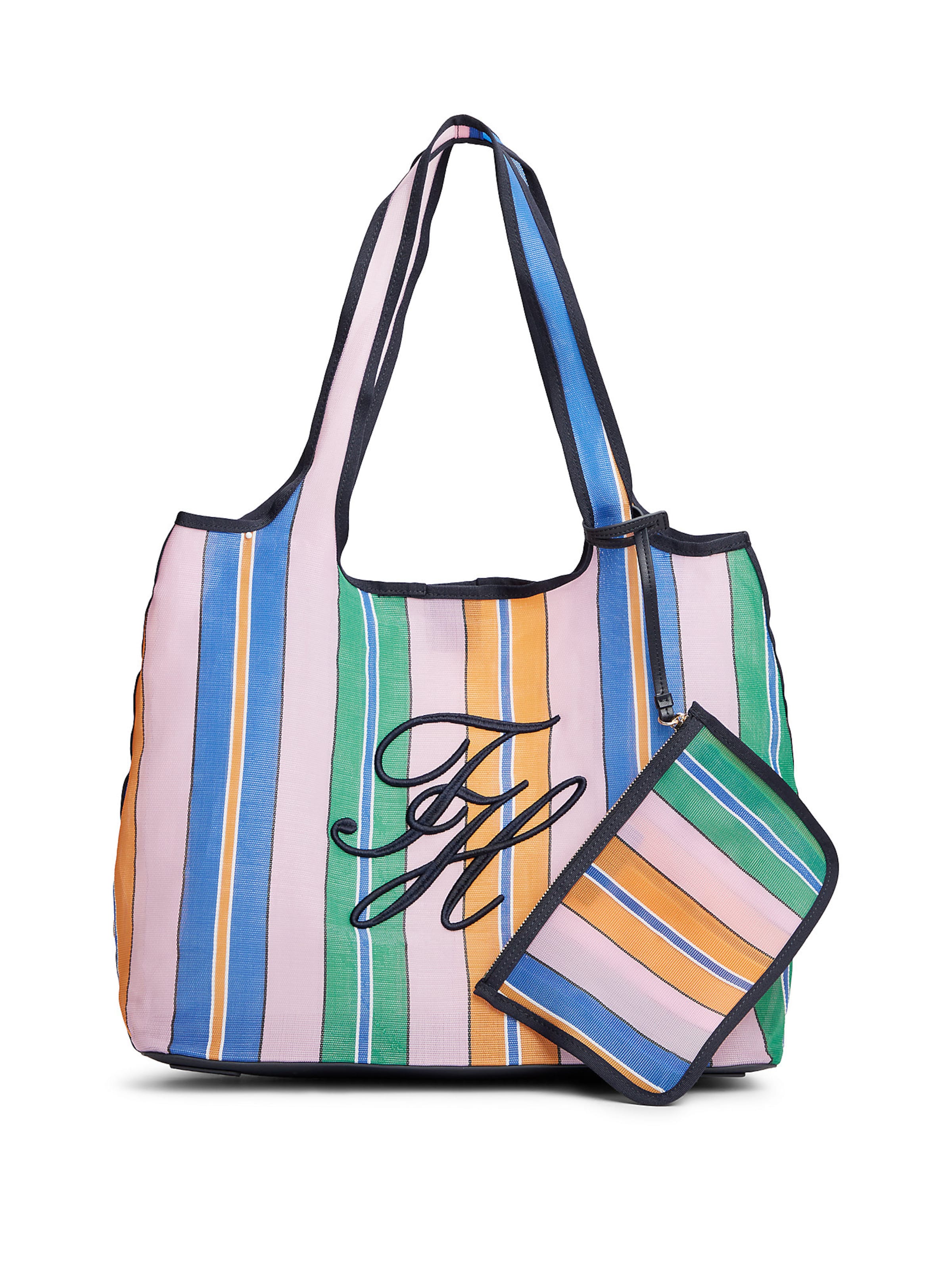 TOMMY HILFIGER Beach bag in Pink: front