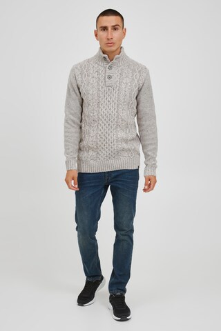 INDICODE JEANS Sweater 'Benat' in Grey