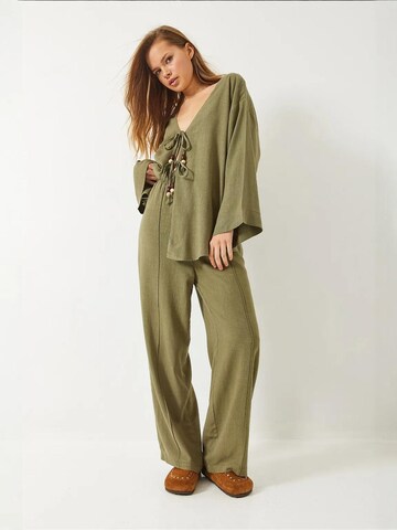 Bianco Lucci Broekpak in Groen