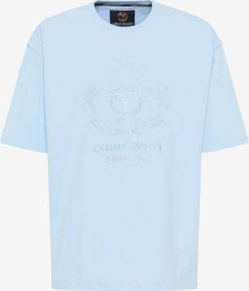 T-Shirt 'De Bortoli' Carlo Colucci en bleu : devant