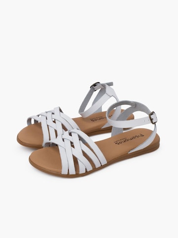 Pisamonas Sandale‌‌ in Weiß